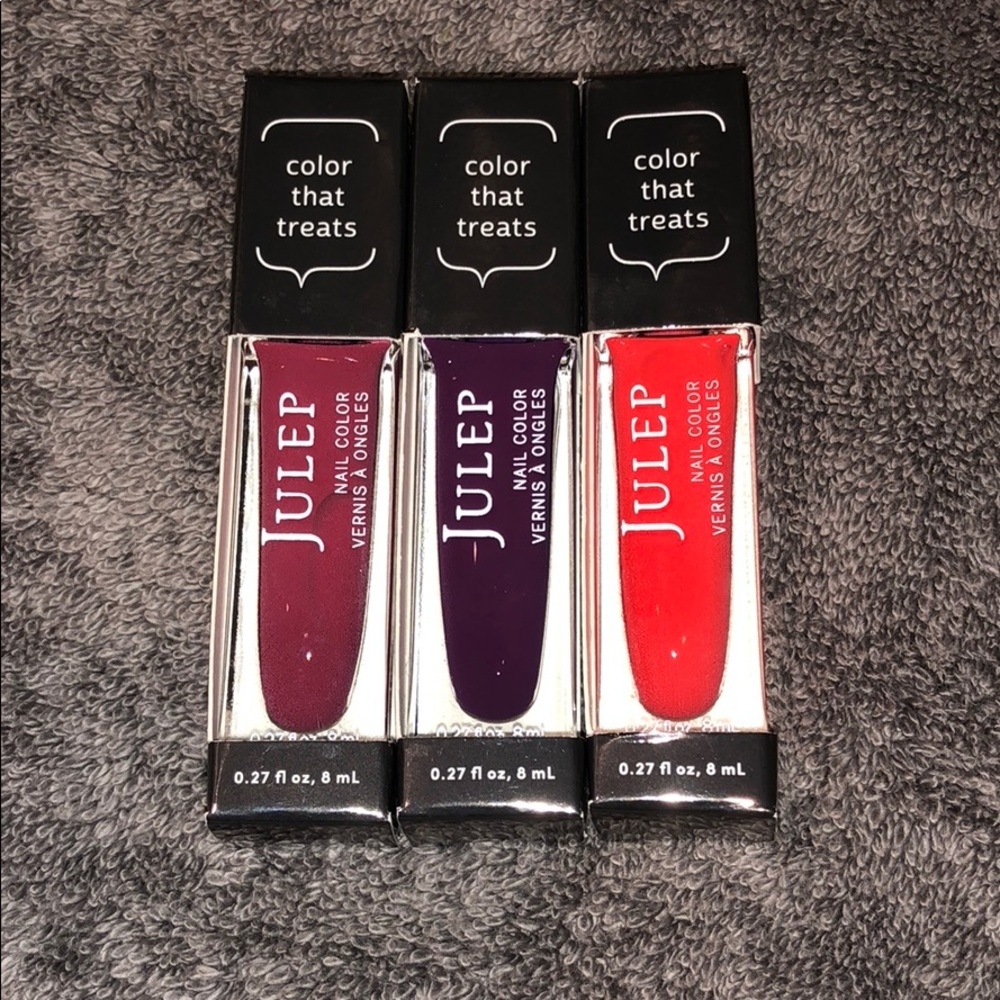 3 JULEP Nail Polishes-April, Gayle, Charissa